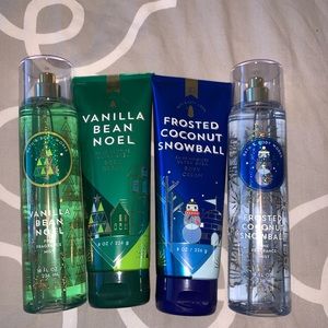 Bath and body works Vanilla & Frosted coconut